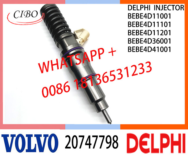 Common Rail Fuel Diesel Injector 20747798 BEBE4D11001 BEBE4D11101 BEBE4D11201 E3.18 for VOL (REN-AULTT) MD9 3503