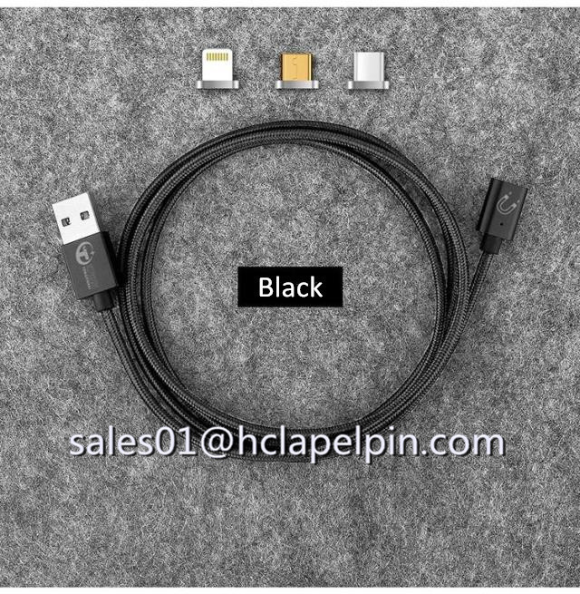 Length 1M Magnetic Cable,USB Charging Magnetic Adapter Charger Cable for Mobile Phone