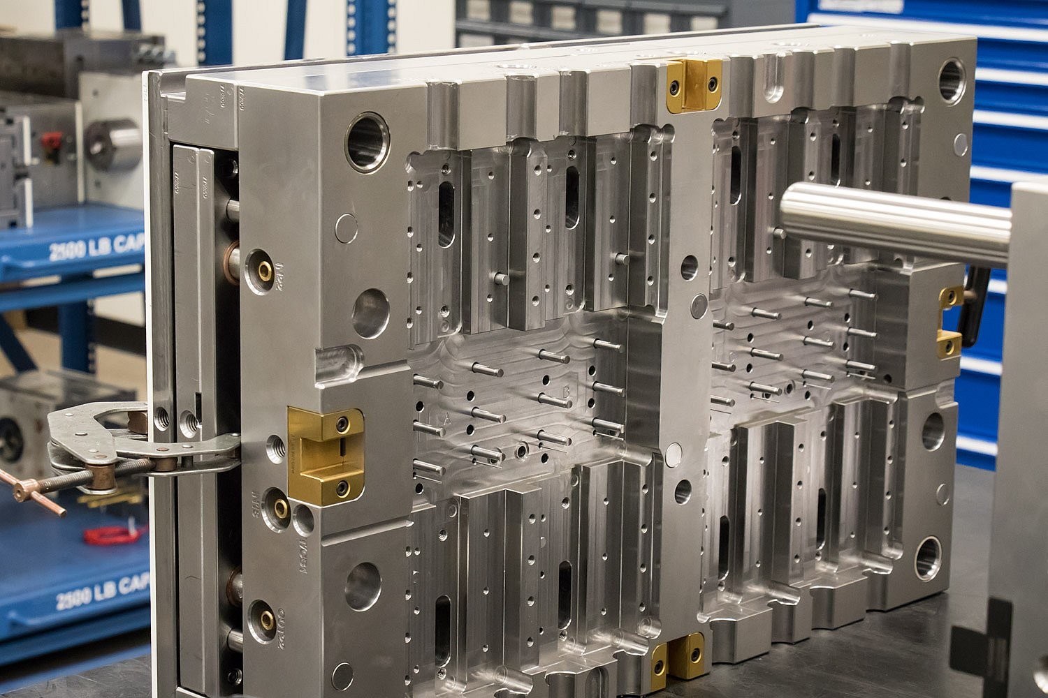 Polished Plastics Injection Mold With LKM Local Standard & PANTONE877 U