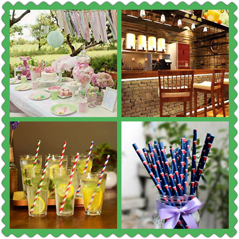 Straw Surface & Middle Layer Biodegradable Waterproof Food Grade Paper Roll  60 GSM / 120 GSM