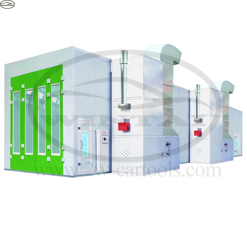 Diesel Burner Truck Spray Booth 220V 39KW With LED Light And 11KW Fans