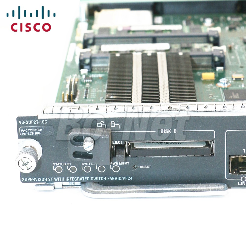 512K Used Cisco Modules Catalyst 6500 Series 2 Port VS-S2T-10G For Supervisor Engine