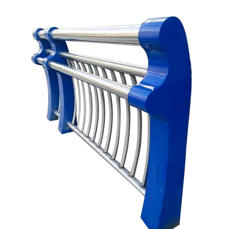 Hot Dipped Galvanized Stainless Steel Q235 Q345 Bridge Guardrails