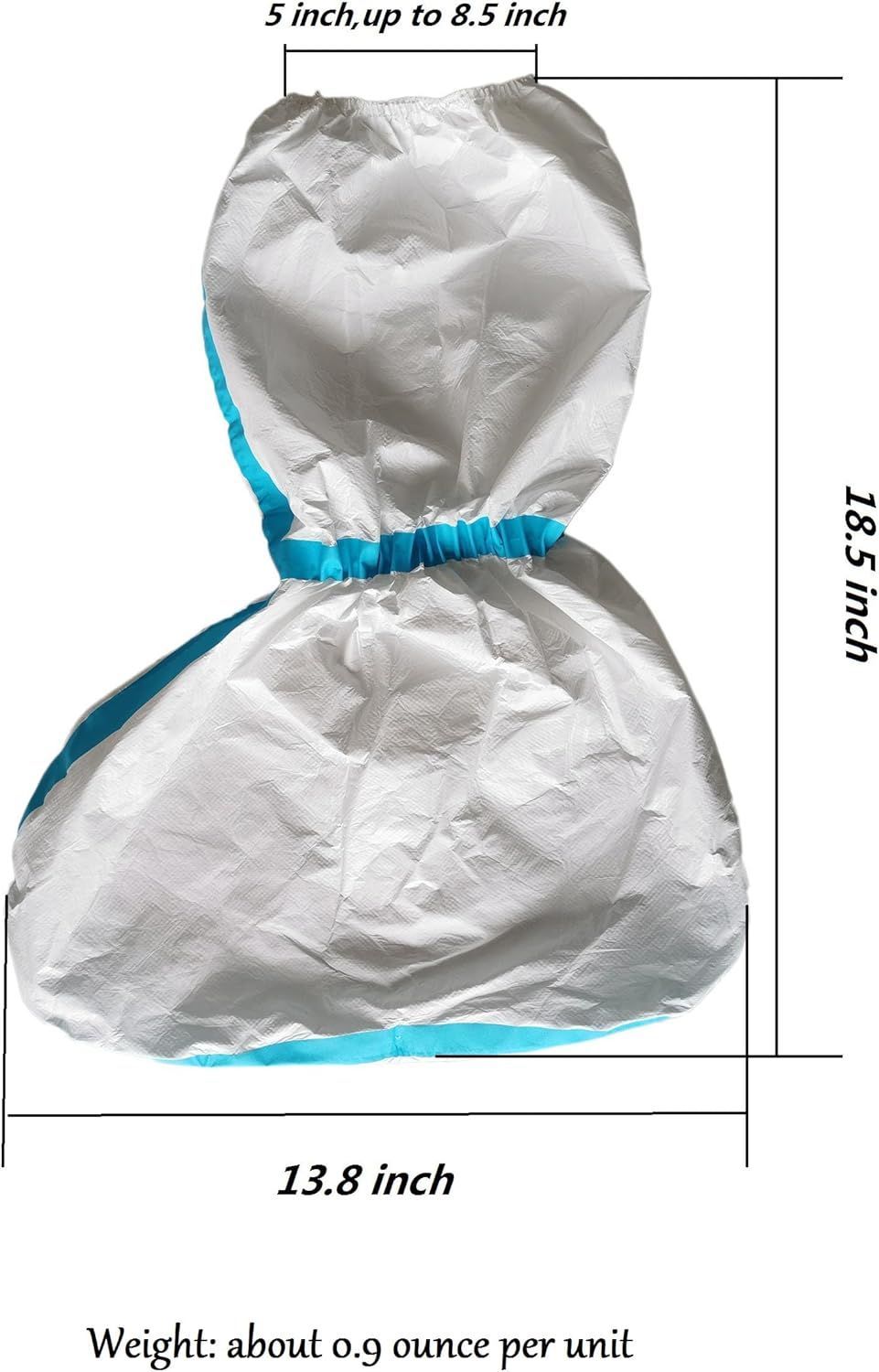 Sterile Bootcover Micro-Porous Sf White with Blue Line Disposable Boot Cover