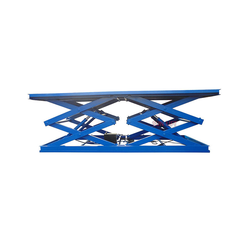 Electric Vertical Electric Mobile Scissor Lift / Scaffolding Aerial Lift Work Platform