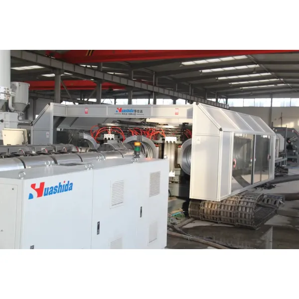 HDPE PP Double Wall Corrugated Pipe Production Line for Drainage