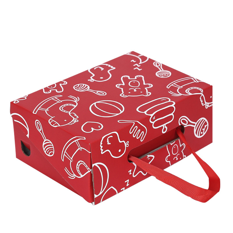 Black Pink Corrugated Clothing Shipping Packaging with Design Logo Mailer Box for Dress Shoes