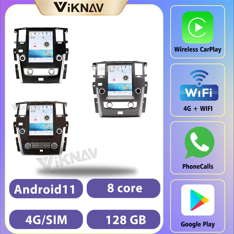 For 2012-2019 Nissan Patrol 12.1 Inch Touch Screen StereoNavigation GPS Multimedia DVD Player Wireless Carplay 4G BT