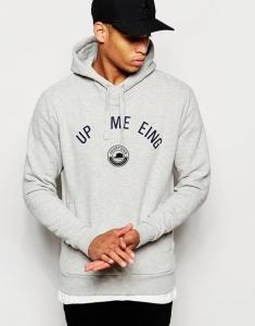 China Customized 100% Cotton Fleece Hoodies/ Sweatshirts/ Hooded Sweater/ Printed Sweatshirt color grey ,size:S-XXL on sale