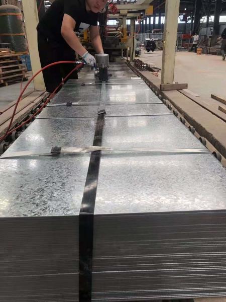 Hot Dipped Galvanized Steel Sheet DX51D Coated Z80 Z120 Z275 0.5-3.0mm Thickness