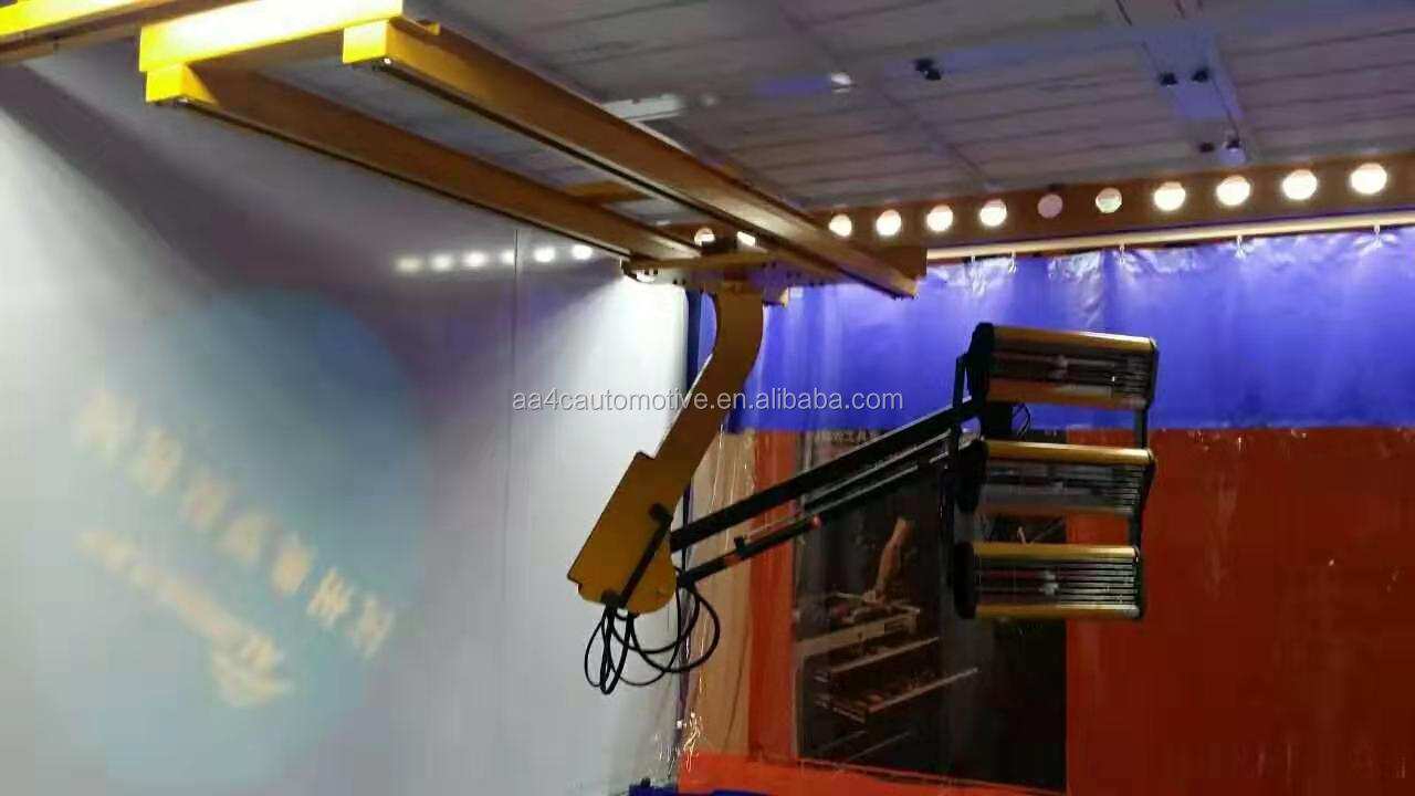 ceiling installed red infrared lamp for spraybooth