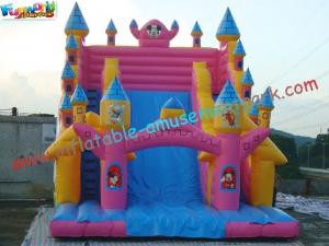 China Cute Mickey Mouse Commercial Inflatable Slide  /  Customized Inflatable Zip Slide Toys on sale
