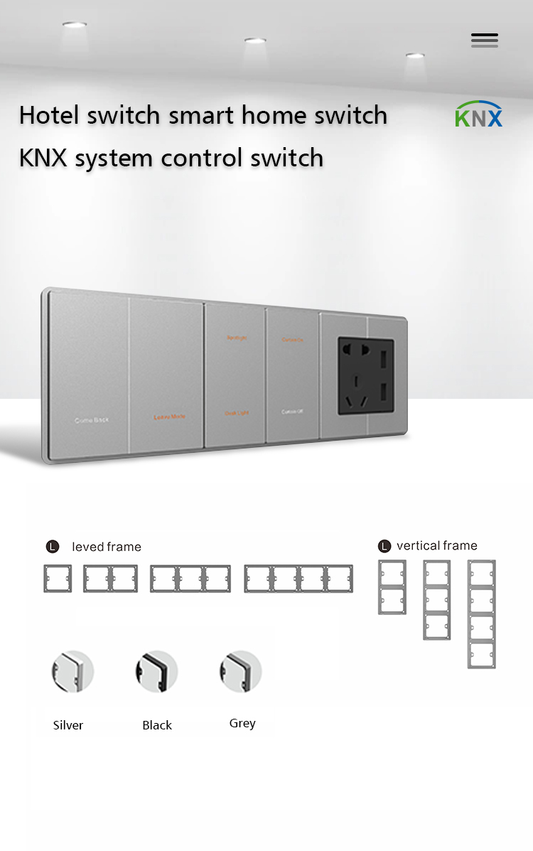 1 Gang Push Button Light Switch 86mmx86mm Standard 86 wall box installation