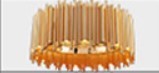 LEDG9 Kitchen Modern Stainless Steel Chandelier 100lm/W