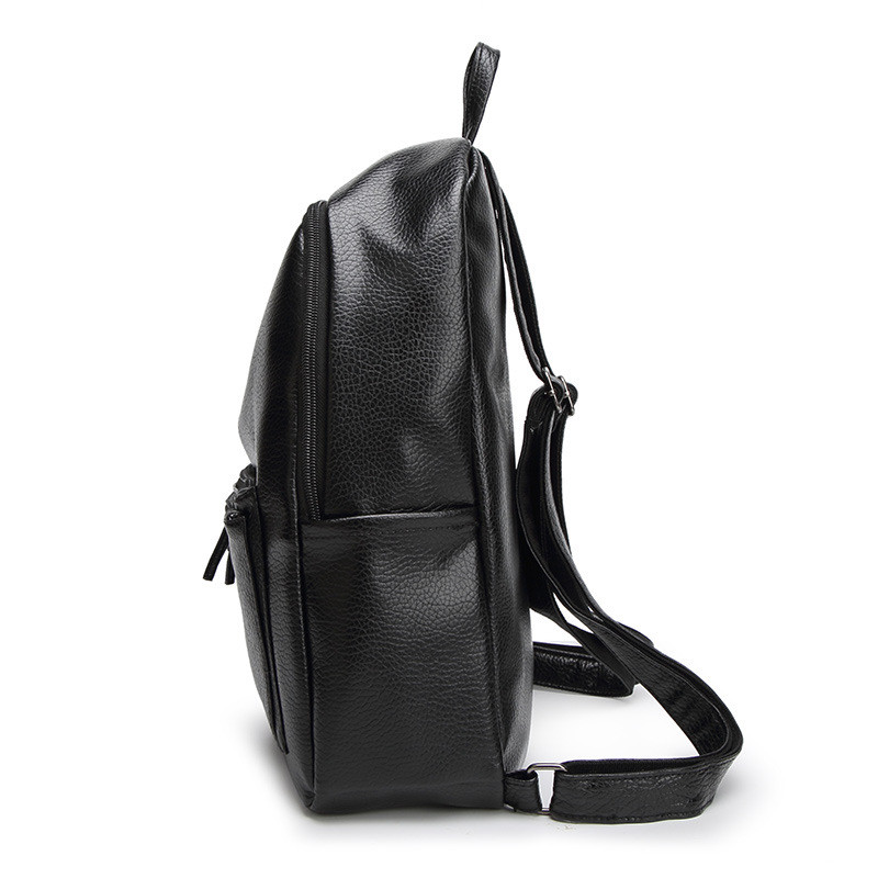 New Travel Backpack Korean Women Backpack Leisure Student Schoolbag Soft PU Leather Women Bag