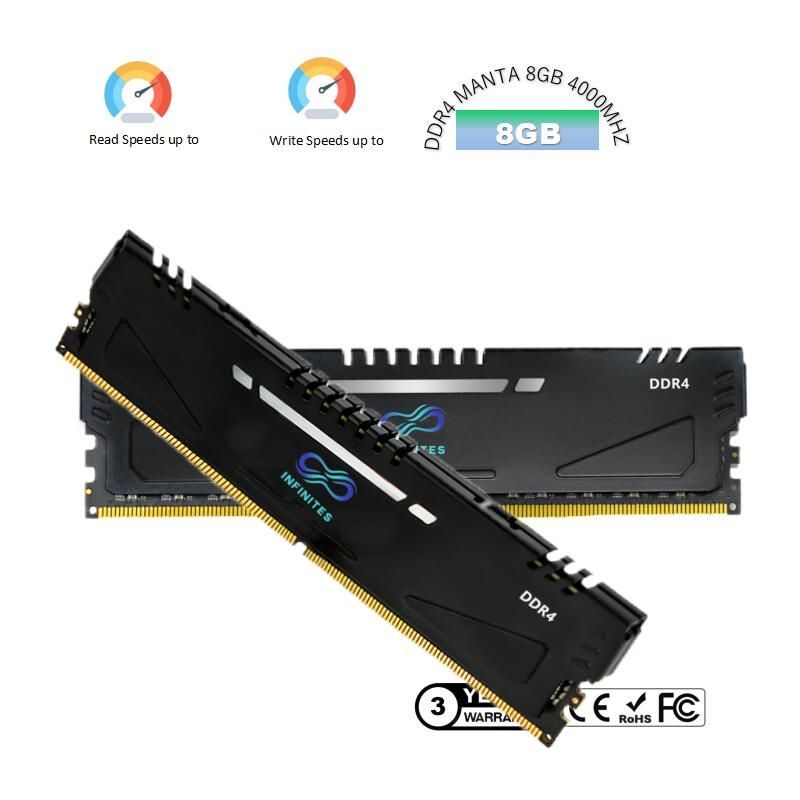 Hot Selling Manta DDR RAM 4GB 8GB 2666MHz 3200 3600 RAM DDR4 Internal Memory RAM DDR3 for Desktop Manta 2666MHz 4GB
