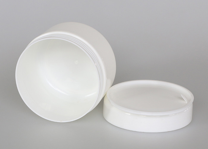 Mini Empty Face Cosmetic Cream Jar 200ml PP White Body Butter Storage