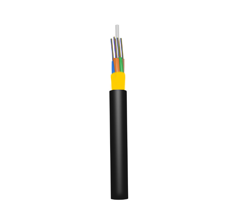 PE Jacket 2~144 Fiber 100M Single Sheath ADSS Aerial Cable