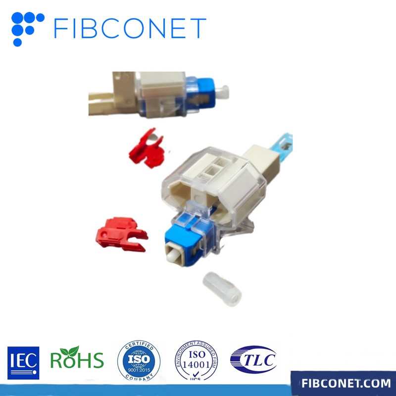 FTTH Fiber SC 3 point Fast Connector For On-site Assembly with Descent Fiber Cables