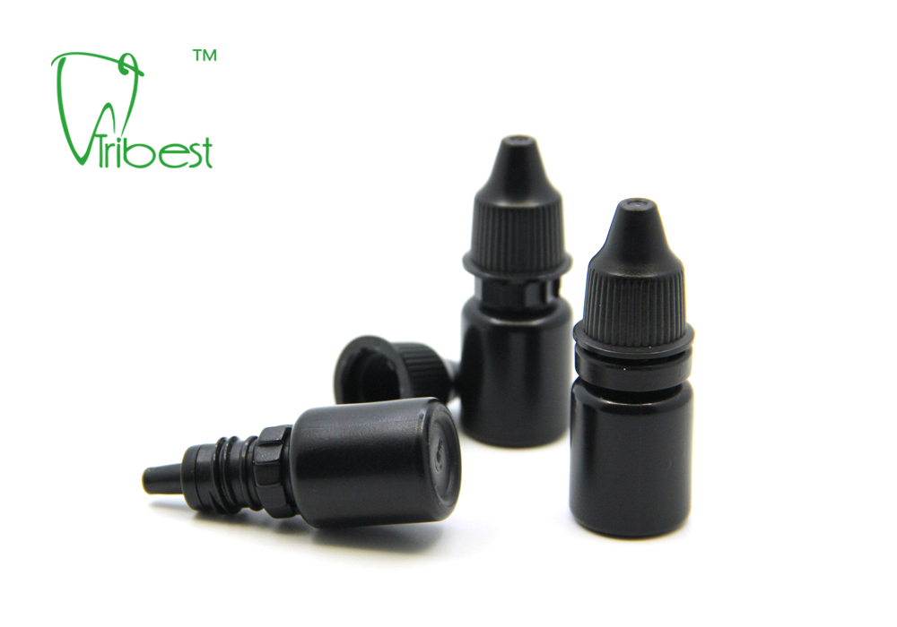 Medical Self Aspirating Disposable Dental Black Plastic Bottle