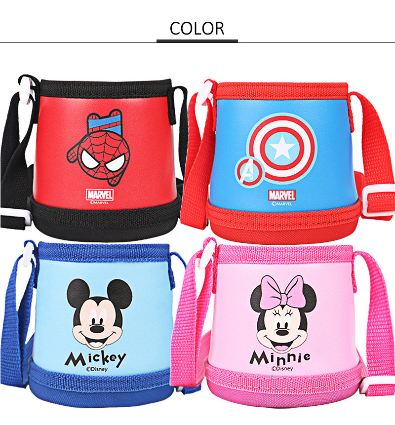 Machine Washable Kids Neoprene Water Bottle Sleeve With Strap