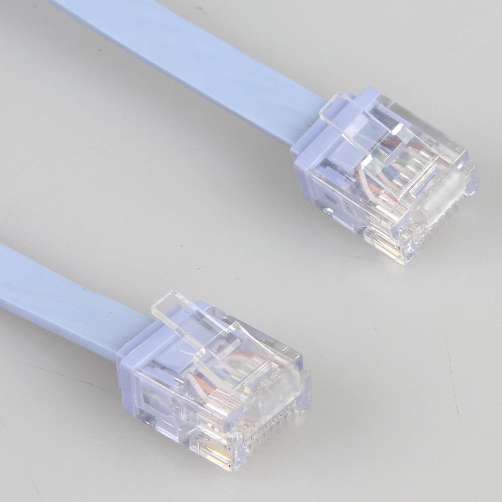 RJ45 Ethernet Cat5e Flat Cable HDPE BC For Instrumentation Stranded