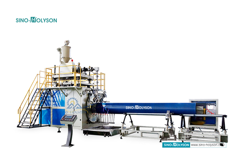 38 CrMoAl Single Screw HDPE PE Winding Pipe Making Machine 75 Rpm