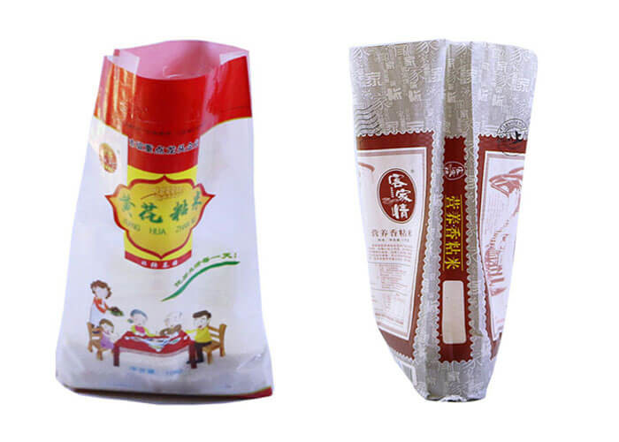 Chemical Granular Packaging Poly Woven Bags Double Stitched Environmental Friendly