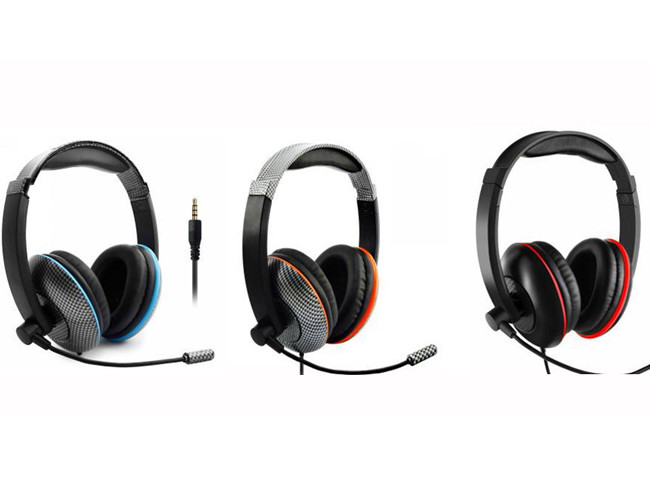Active Noise Cancelling Wired Gaming Headphones , Computer Headphones With Mic Portable Music Headset