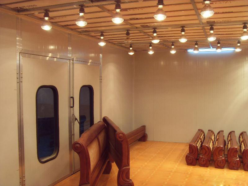 Dry type paint booth dry spray booth for wood furniture TG-100B