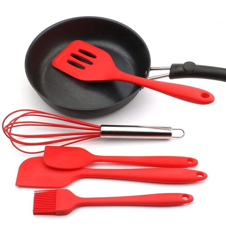 Custom Packaging Silicone Kitchen Utensils Customized Color Long Life Span
