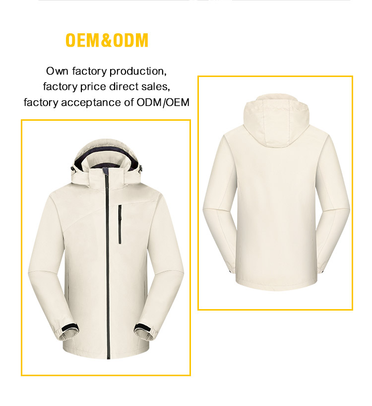 Custom Utility Golf Waterproof Jacket Outwear Coat Waterproof Rain Suits OEM Pockets Black Nylon Softshell Jacket for Men