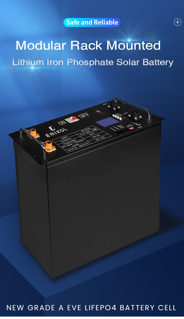 Rechargeable 48V Solar Battery 50ah Built In Smart BMS Lithium Lifepo4 Battery