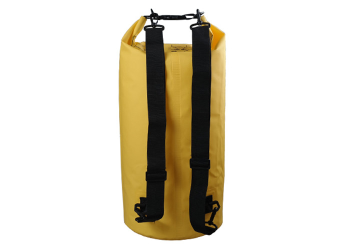 Two Straps Travel Roll Top Dry Bag Silk Screen Logo For Swimming / Diving