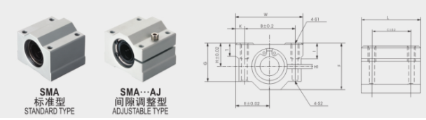 Printing Shops SC25UU Linear Bearing Slide Unit with Roller Linear Guide Bearing LM25UU