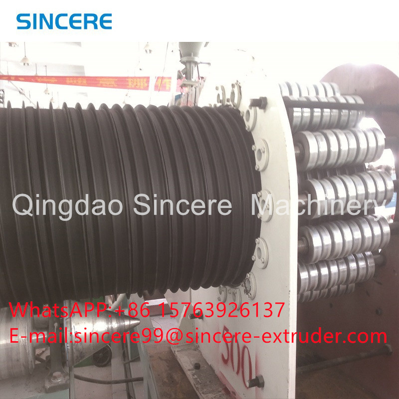 Reinforced Composite HDPE Winding Pipe Extrusion Line Corrugated Pipe Making Machine