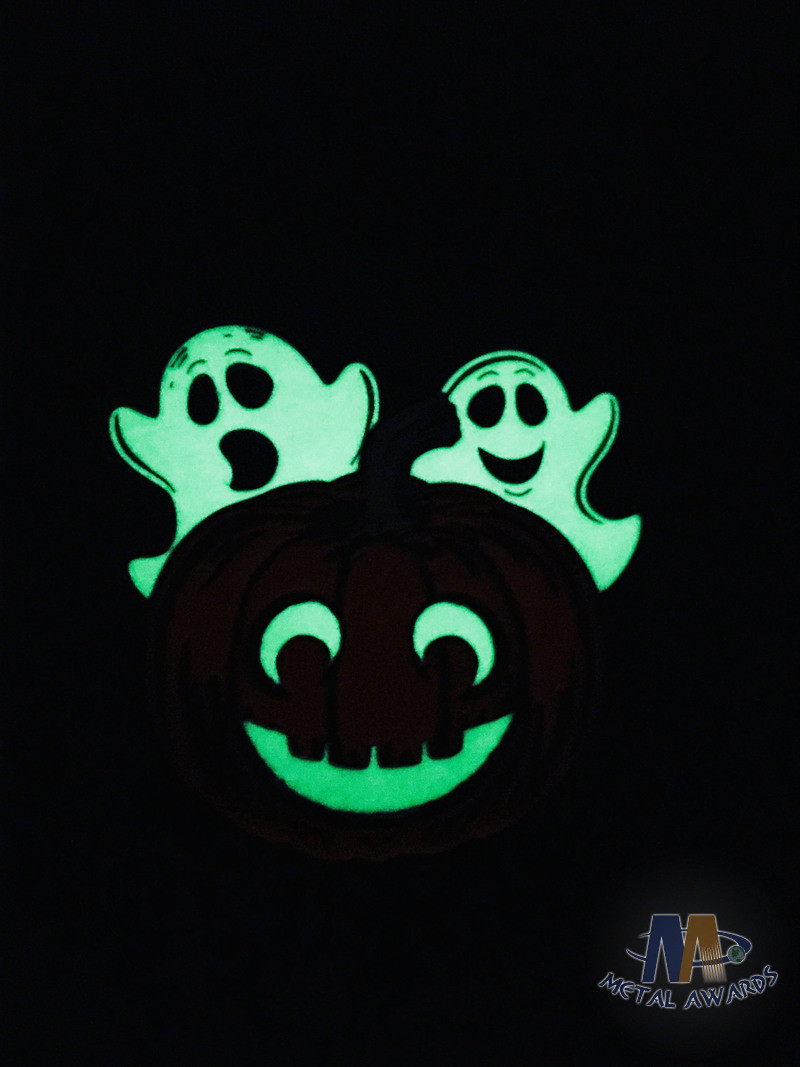 Halloween Design Custom Glow In The Dark Medals For All Events