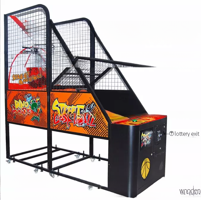 Dreamland coin operated arcade basketball machine ticket redemption folding basketball arcade game machine for sale