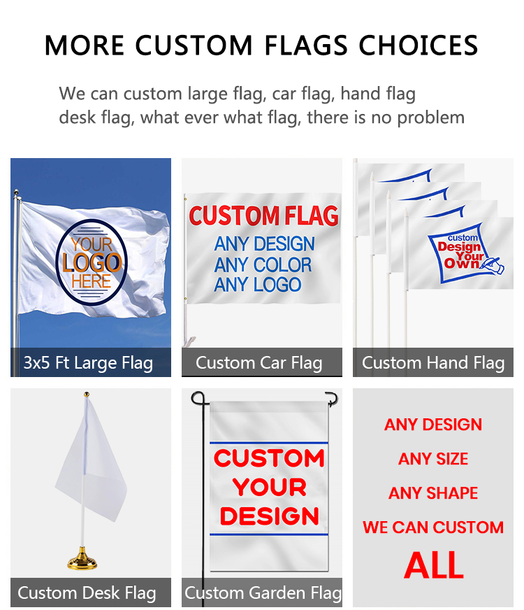 Polyester Outdoor Country Flags , Hanging Digital Printing Flag for Decoration