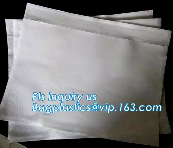 TNT DHL shipping packing list document envelopes, packing list padded envelope, tamper proof express use plastic packing
