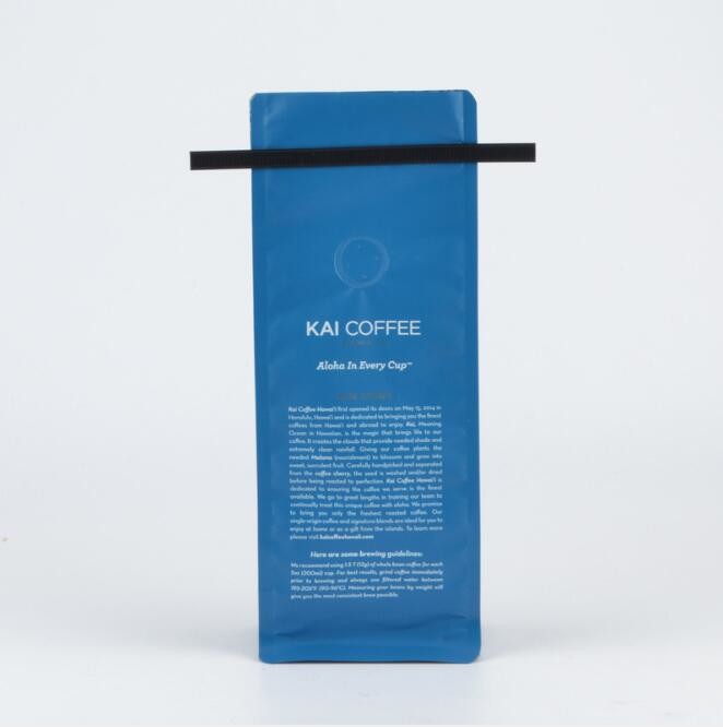 High Barrier Printing Aluminum Foil Side Gusset Coffee Bags OEM With Zipper / Tin Tie