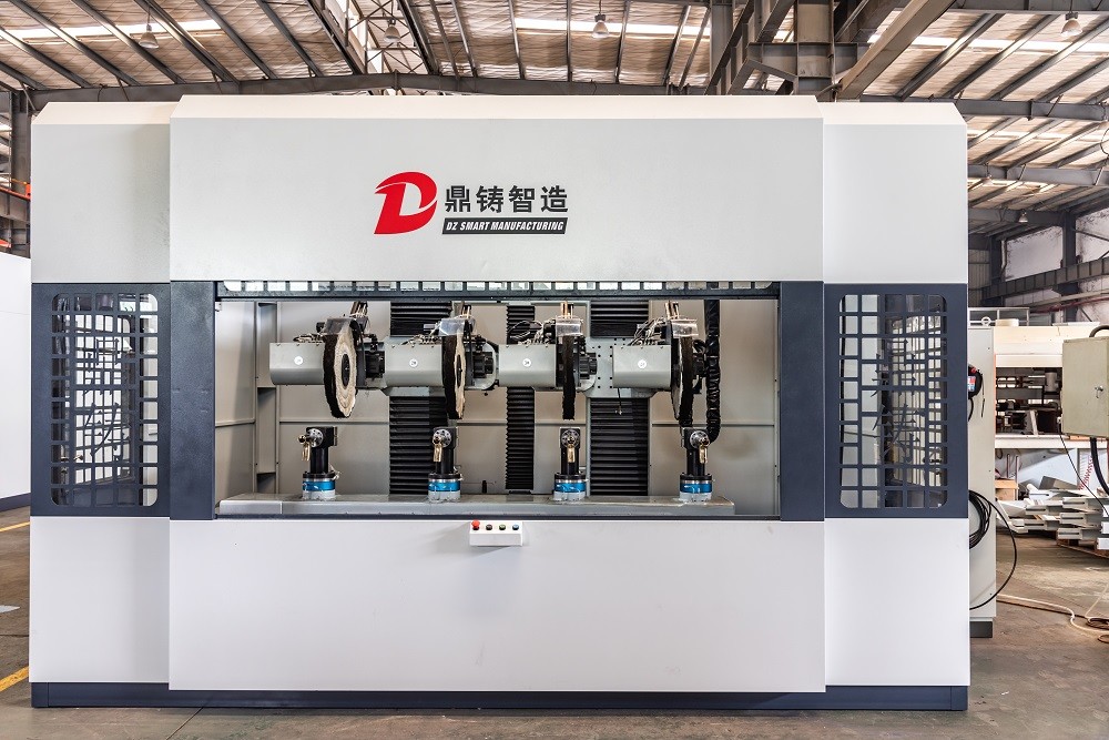 380V PLC Control Sheet Metal Polishing Machine For Stainless Steel Sink