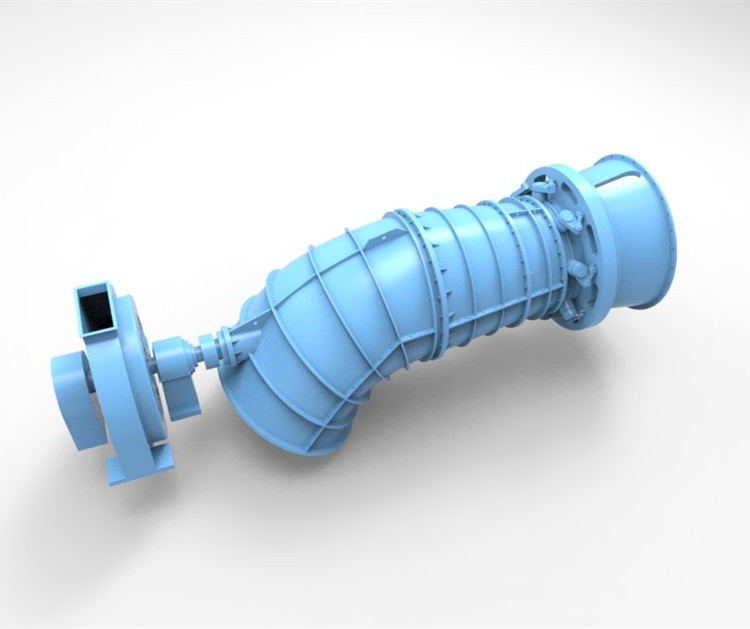 Micro Hydro Turbine Generator Large Flow Rates With Stainless Steel Runner