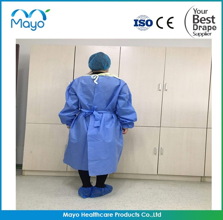 level 2/3 pe cpe hospital ppe medical disposable protective surgical isolation gowns