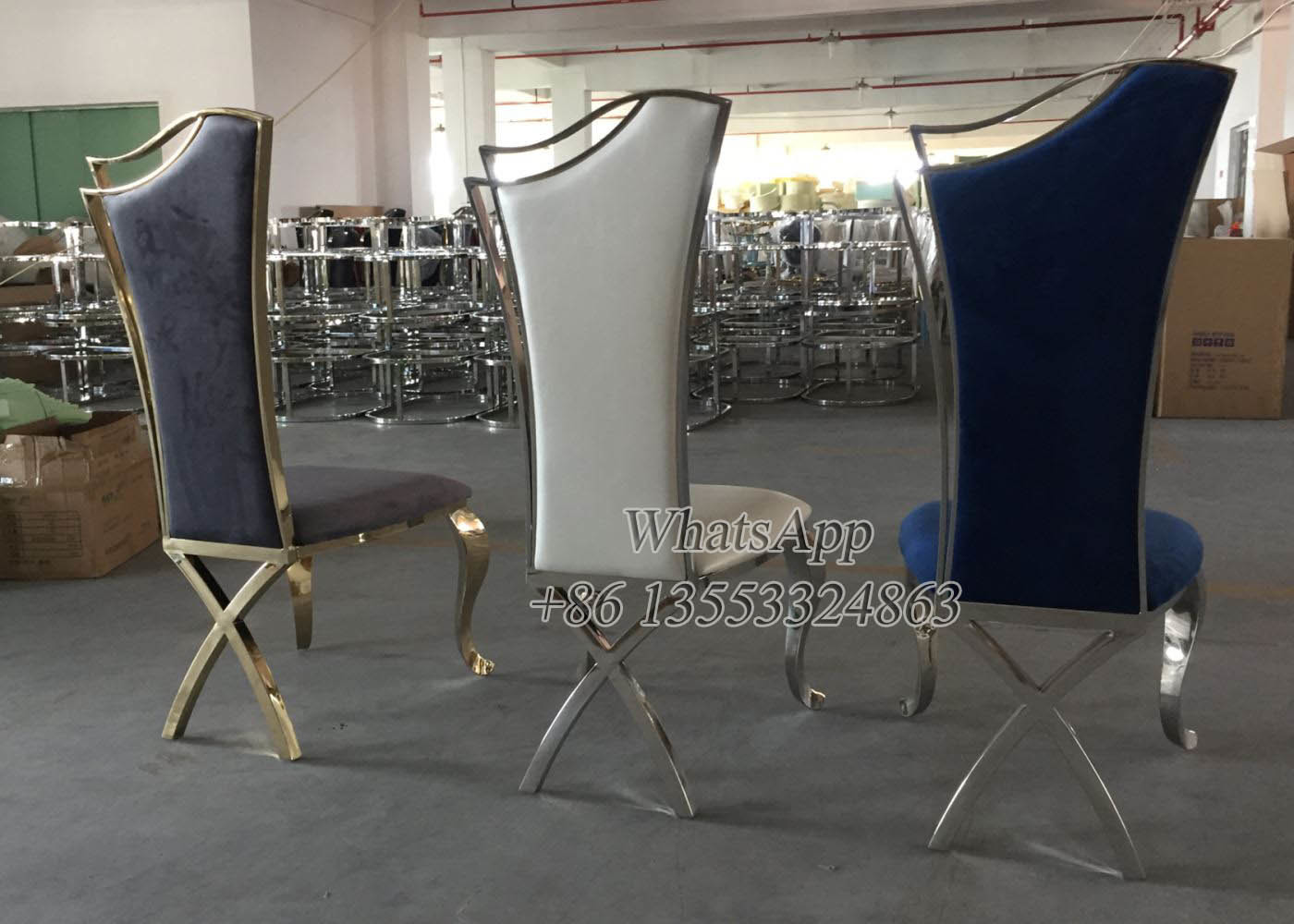 Crushed Velvet Dining Room Chair For Sale From Manufacturer (YS-5)