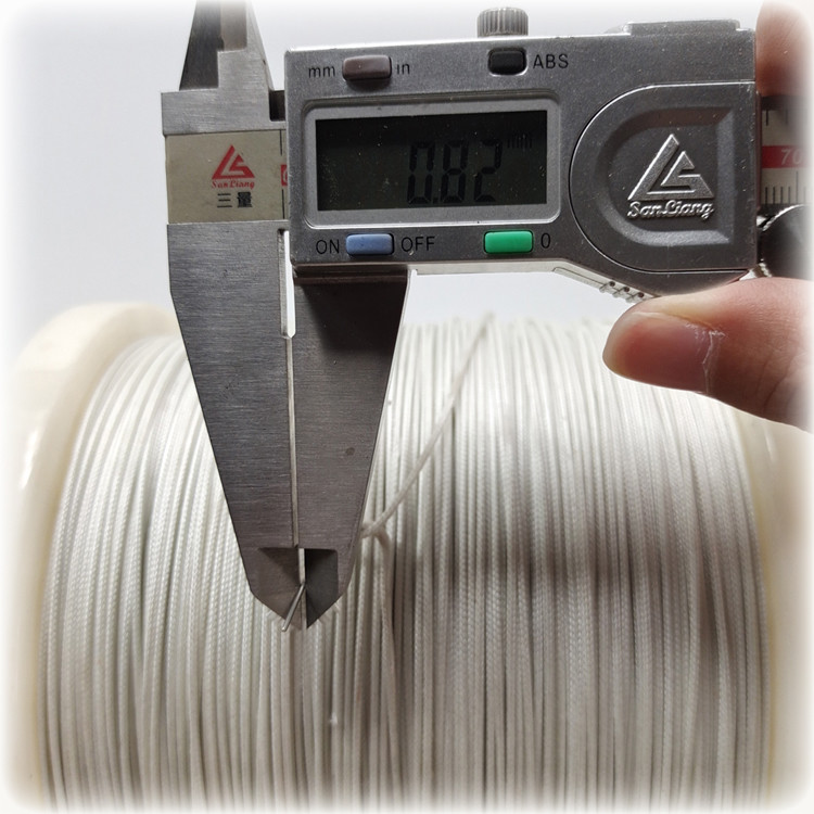 1.4mm Electric Heating Wire Insulated Material Fiberglass Ni80Cr20 OD 0.8mm