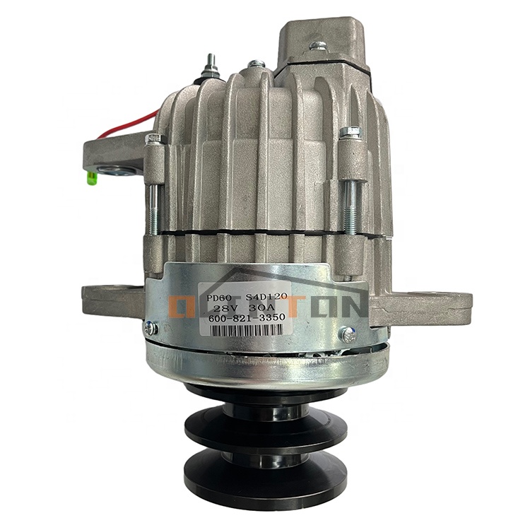 Excavator Alternator Generator KM2290 28V 30A 2C94 For D60 S4D120 Construction Machinery Parts