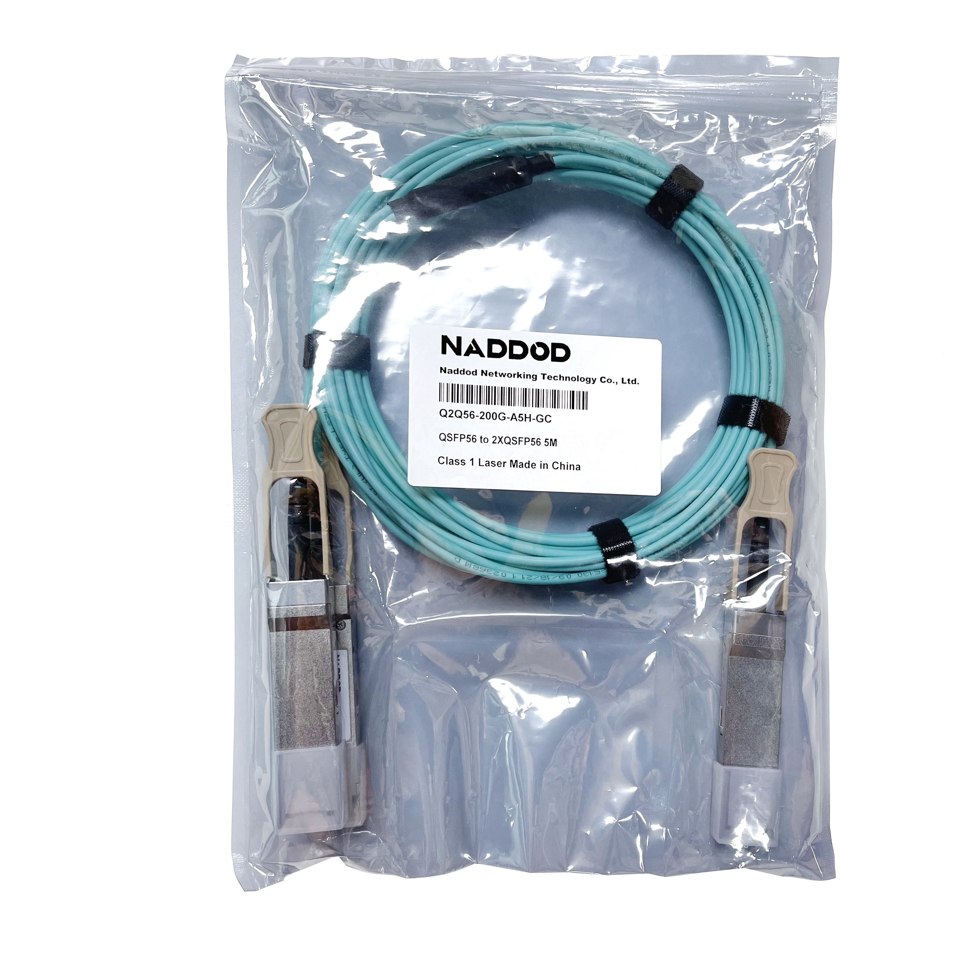 15m 200Gb/S 400Gb/S QSFP-DD IB HDR Active Optical Cable AOC Cable For Mellanox