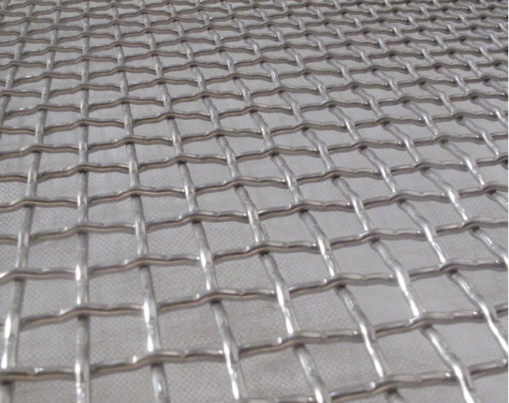 Corrosion Resistance 202 Stainless Steel Crimped Wire Mesh For Screening Sieve