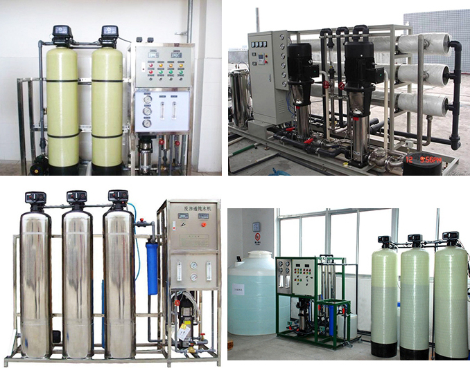1TPH Commercial Water Softener System DOW Membrane With Iron Filter